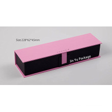 Pink Color Solid Paper Gift Jewelry Packaging Box Manufacture with Magnet